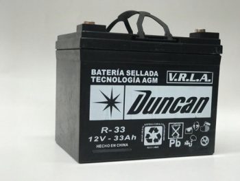 Batería sellada 33 amperios – 12 vts